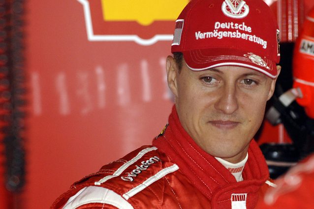 Michael Schumacher negli anni in Ferrari / Getty