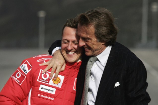 Michael Schumacher e Luca Cordero di Montezemolo