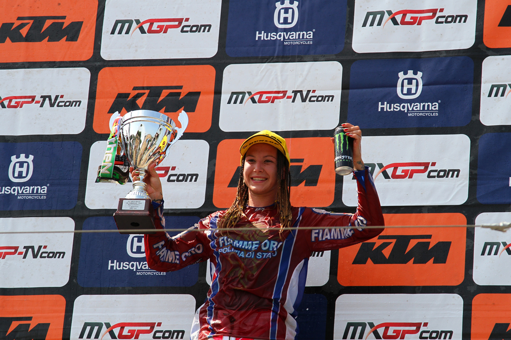 Kiara Fontansesi si aggiudica il GP classe WMX – foto Fabrizio Carrubba