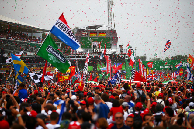 Il podio del Gran Premio di Monza – Getty Images