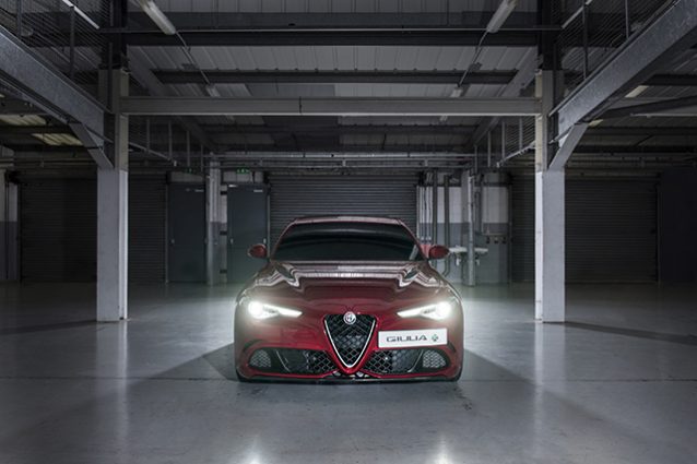 Alfa Romeo Giulia Quadrifoglio record alla cieca