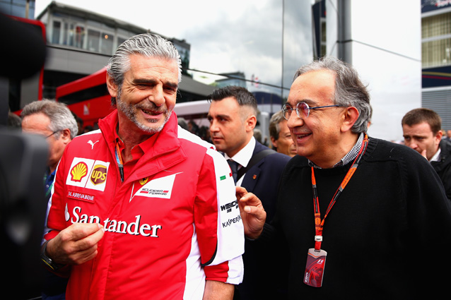 Sergio Marchionne e Maurizio Arrivabene – Getty Images