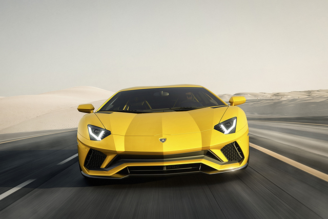Frontale Lamborghini Aventador S