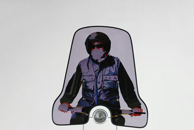 Parabrezza Vespa dipinto