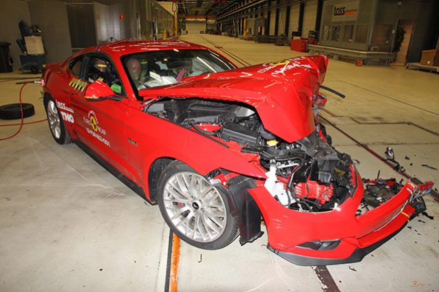 Ford Mustang Crash Test Euro NCAP