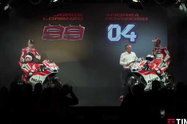 MotoGp, presentazione Ducati: ecco le moto di Lorenzo e Dovizioso