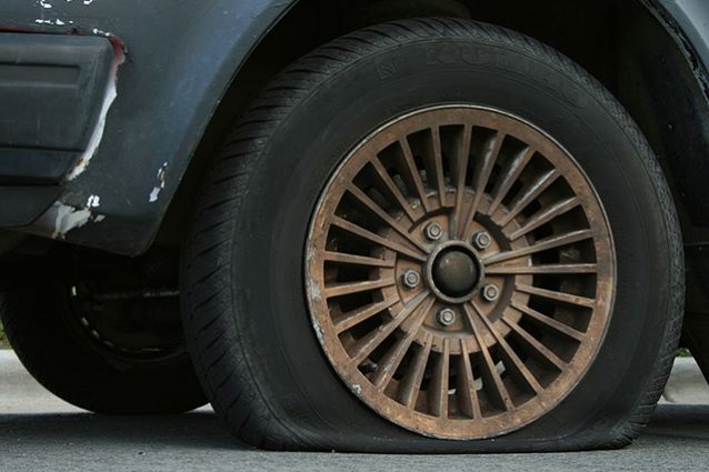 Ruota sgonfia