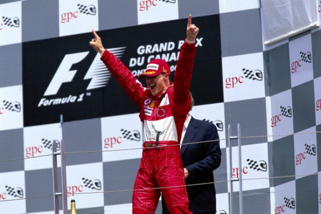 Schumacher podio