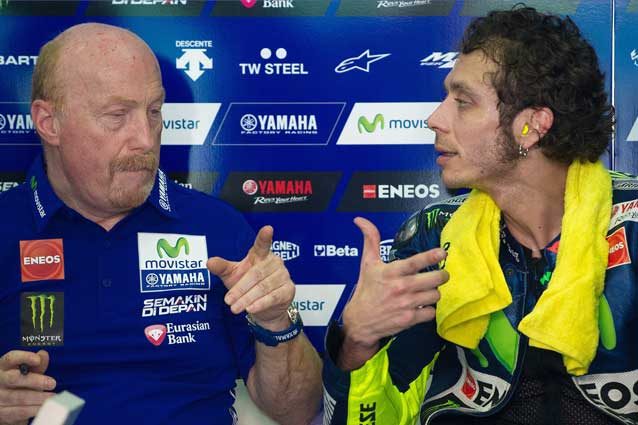 Silvano Galbusera e Valentino Rossi / GettyImages