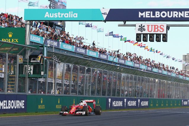 Il traguardo della pista di Melbourne – Getty Images