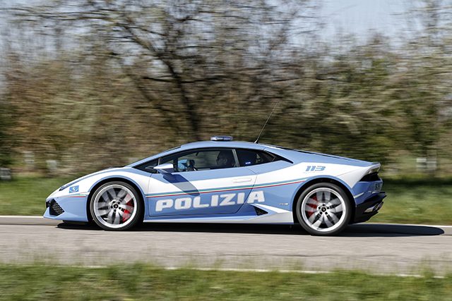 Lamborghini Huracán della Polizia