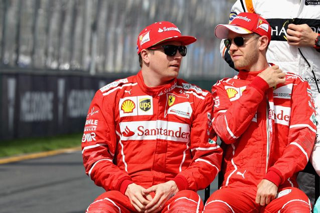 Sebastian Vettel e Kimi Raikkonen – Getty Images