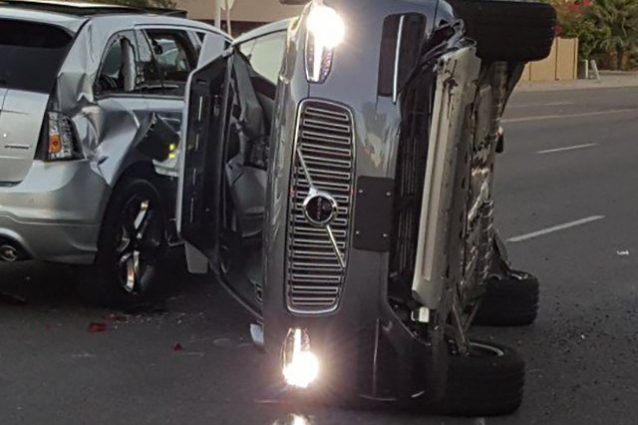 Uber Volvo XC90 incidente a Tempe