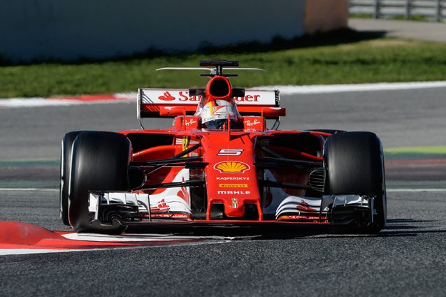 Sebastian Vettel con la SF70H – Getty Images