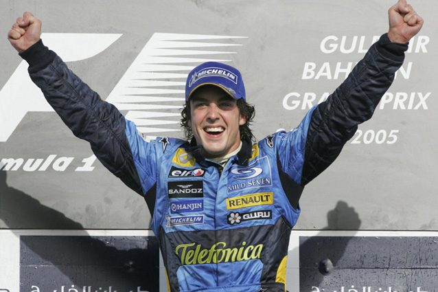 Fernando Alonso nel 2005 – Getty Images
