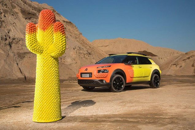 Modello della Citroen C4 Cactus Unexpected by Gufram.