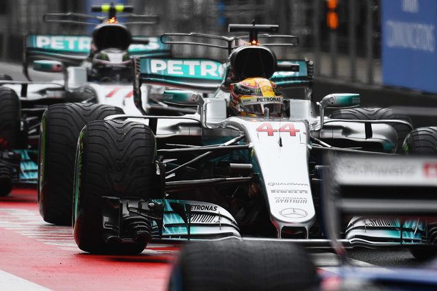 Le due Mercedes – Getty Images