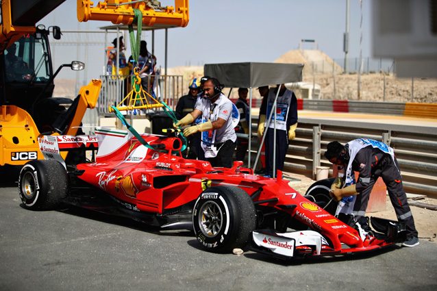 La vettura di Kimi Raikkonen – Getty Images