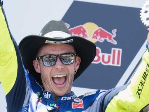 Valentino Rossi sul podio di Austin / GettyImages
