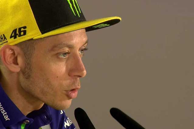 Valentino Rossi durante la conferenza stampa al Termas de Rio Hondo / MotoGp.com