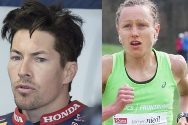 Nicky Hayden e Julia Viellehner