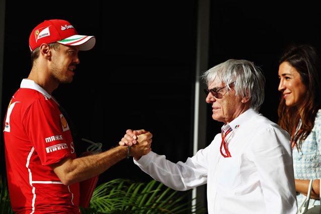 Bernie Ecclestone e Sebastian Vettel – Getty Images