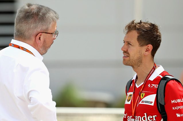Ross Brawn e Sebastian Vettel – Getty Images
