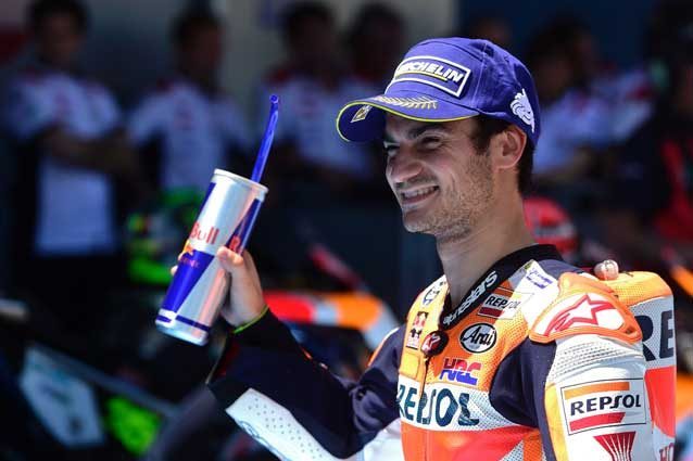 Dani Pedrosa al parco chiuso dopo la pole / GettyImages