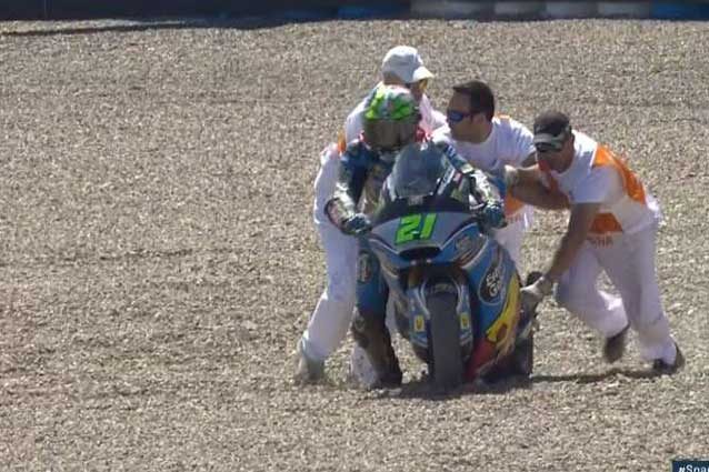 Moto2, Marquez vince a Jerez. Cade Morbidelli, Bagnaia sul podio