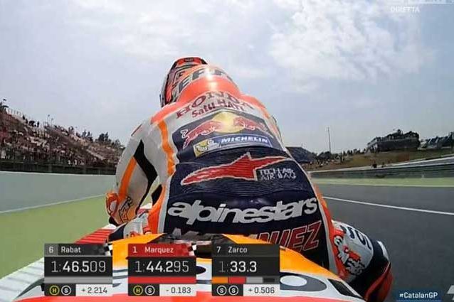 MotoGP Barcellona, Marquez si conferma al top, 10° Rossi