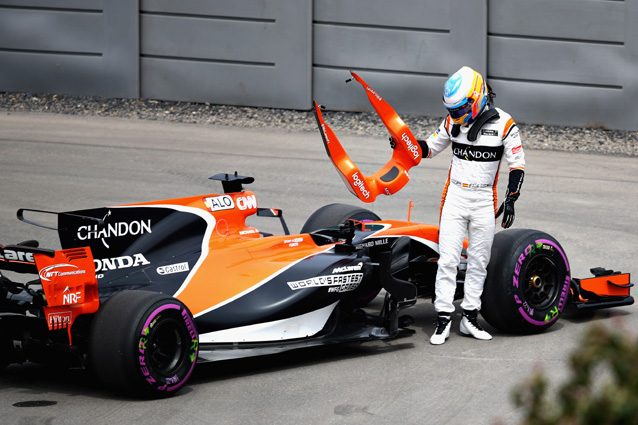 La McLaren di Fernando Alonso – Getty Images