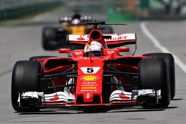 Sebastian Vettel durante il Gp del Canada – Getty Images