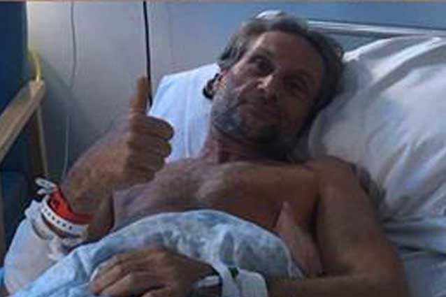 Carl Fogarty dal letto dell'ospedale / Instagram