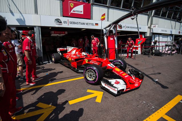 La Ferrari di Sebastian Vettel – Getty Images