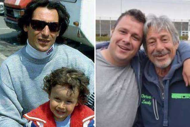 Il ricordo di Marco Lucchinelli pubblicato su Facebook. Accanto una recente foto dei due