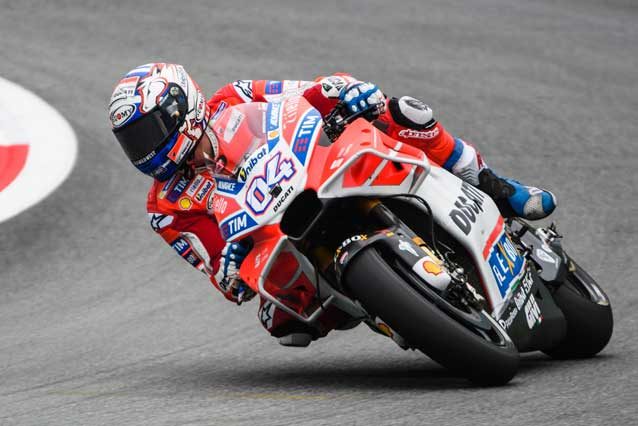 Andrea Dovizioso attualmente è leader nella classifica iridata. @GettyImages