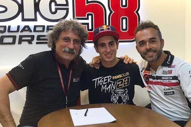 Niccolo Antonelli con la Sic58 nel 2018 / Sic58 Squadra corse