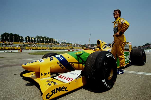 Michael Schumacher e la Benetton Benetton Ford B194 nel 1994