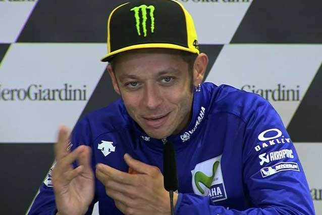 Valentino Rossi durante la conferenza stampa al Red Bull Ring / MotoGp.com