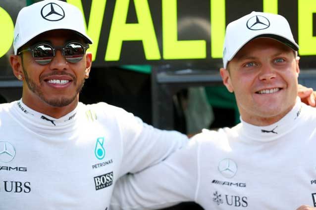 Lewis Hamilton e Valleri Bottas / GettyImages