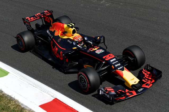 La Red Bull impegnata sul circuito di Monza – Getty Images