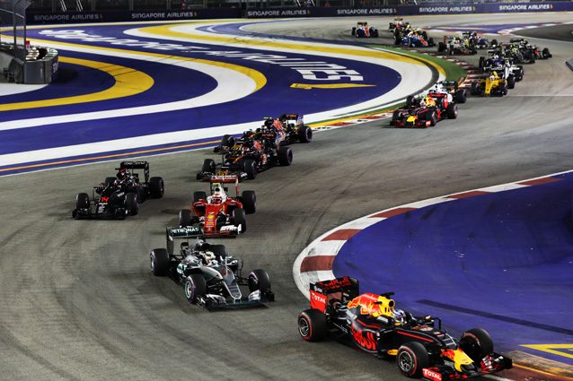 Una sezione del tracciato di Singapore – Getty Images