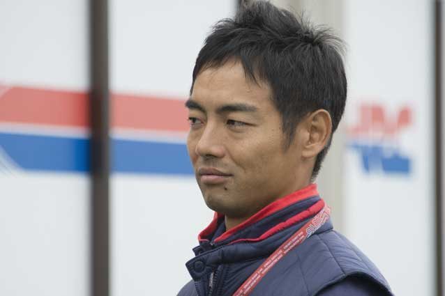Il collaudatore HRC Hiroshi Aoyama Getty Images