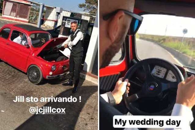 Tony Cairoli sposa la bella Jill Cox, nozze in Fiat 500 per il nove volta campione del mondo / Instagram