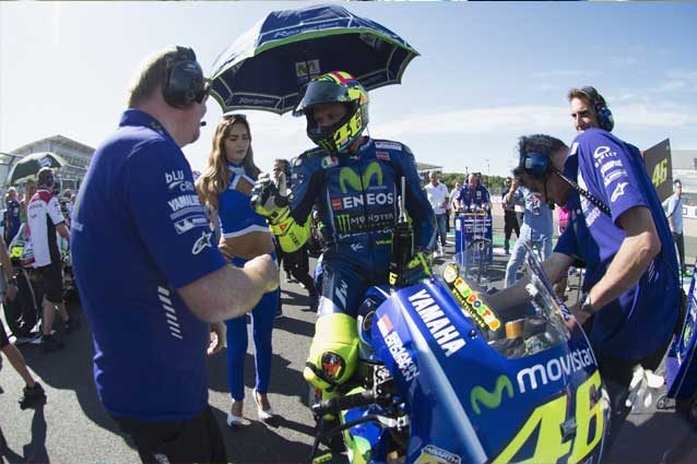 Valentino Rossi in griglia di partenza / Getty Images