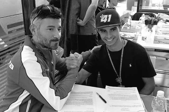 Max Biaggi e Marc Garcia / Twitter