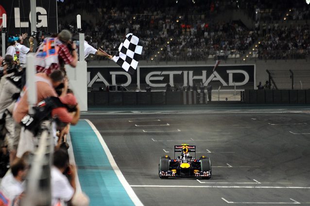 Sebastian Vettel vince il Gran Premio di Abu Dhabi del 2009 – Getty Images