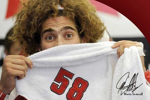 Marco Simoncelli nella locandina del Sic SuperMotoday 2017