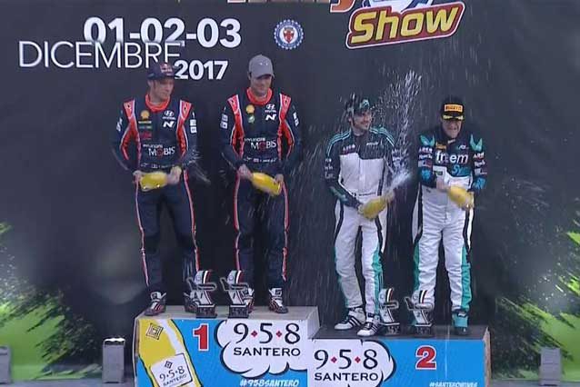 Mikkelsen–Neuville e Bonanomi–Pirollo sul podio del Masters’ Show / Monza Rally Show