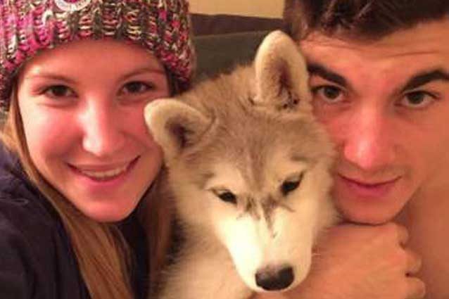 Kiara Fontanesi, Maverick Vinales e il cane Ice / Instagram